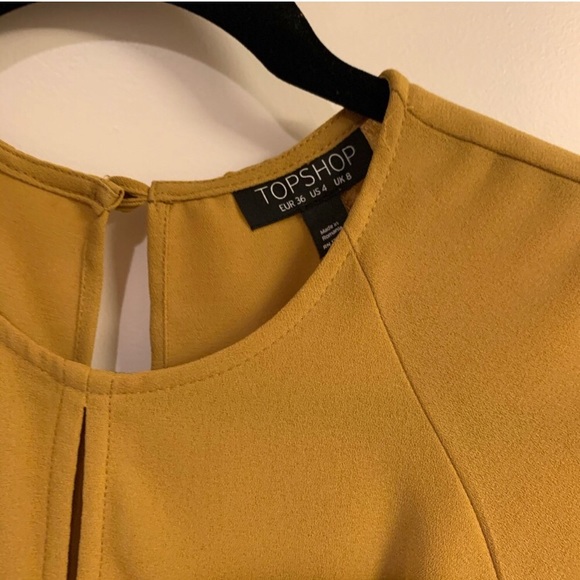 Topshop Tie Front Wrap Dress - Picture 4 of 5